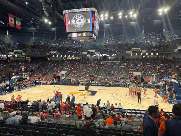 Legacy Arena, section: 129, row: Q, seat: 5