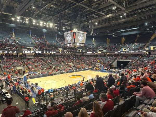 Legacy Arena, section: 132, row: W, seat: 10