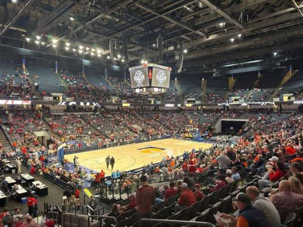 Legacy Arena, section: 101, row: V, seat: 3