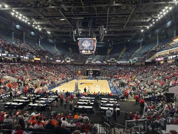 Legacy Arena, section: 105, row: R, seat: 3