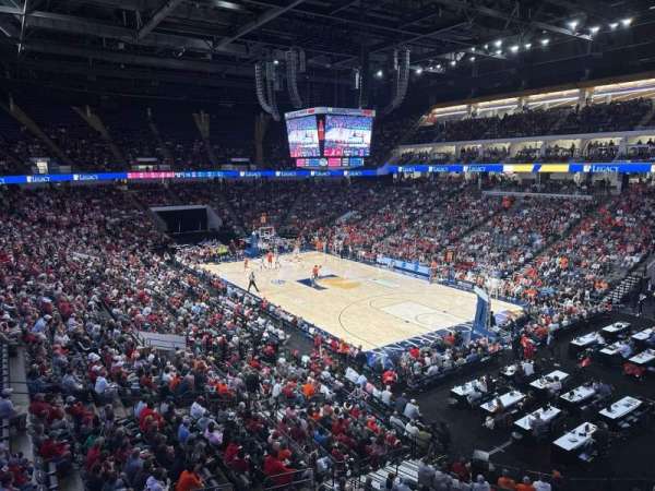 Legacy Arena, section: 210, row: A, seat: 1