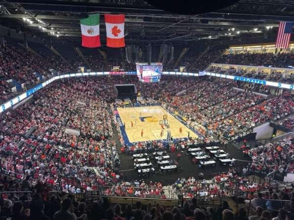 Legacy Arena, section: 207, row: M, seat: 8