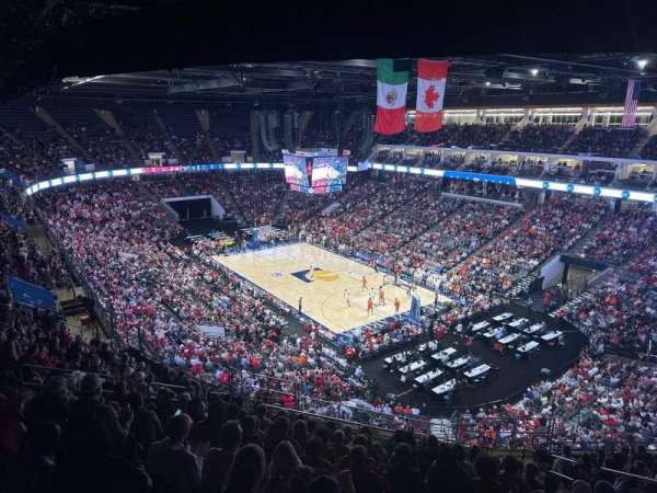 Legacy Arena, section: 209, row: Q, seat: 4