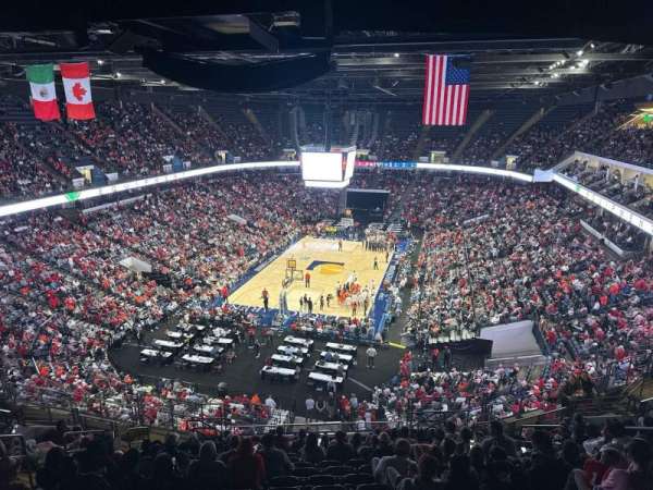 Legacy Arena, section: 204, row: P, seat: 10