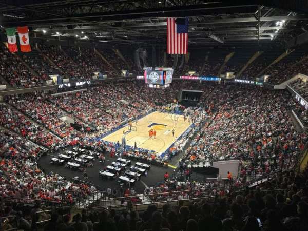 Legacy Arena, section: 203, row: N, seat: 13