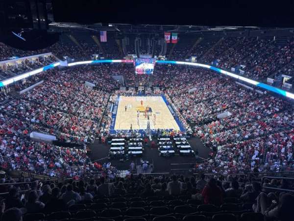 Legacy Arena, section: 222, row: R, seat: 8