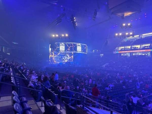Legacy Arena, section: 112, row: L, seat: 8