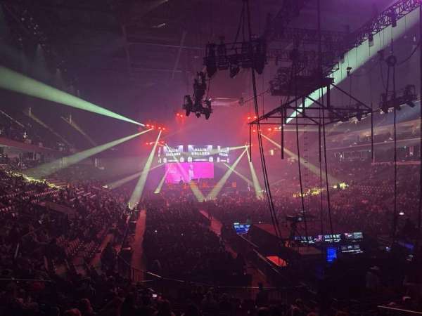 Legacy Arena, section: 107, row: Q, seat: 7