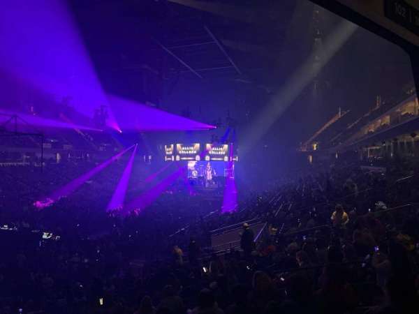 Legacy Arena, section: 102, row: V, seat: 7