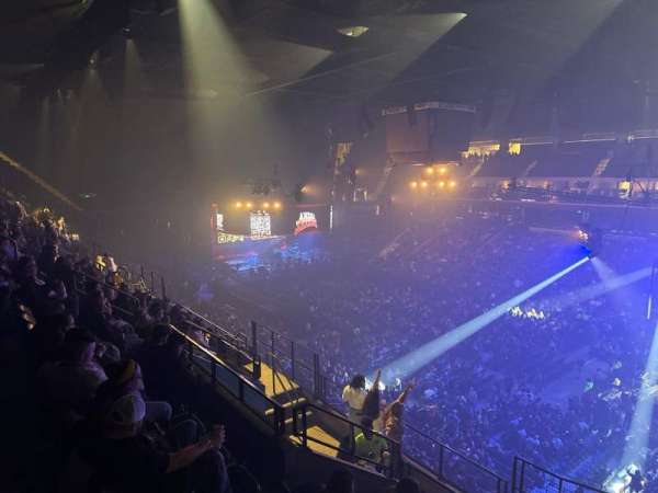 Legacy Arena, section: 210, row: H, seat: 15