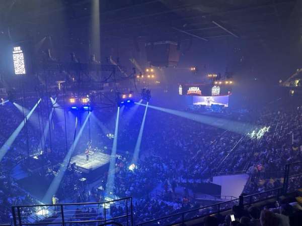 Legacy Arena, section: 202, row: F, seat: 13
