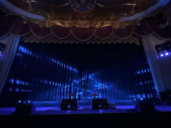 Crest Theatre, section: Lower level center, row: B, seat: 109