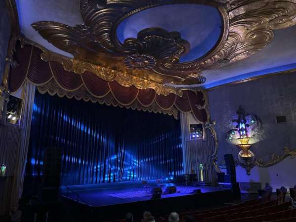 Crest Theatre, section: House left, row: 2, seat: 4
