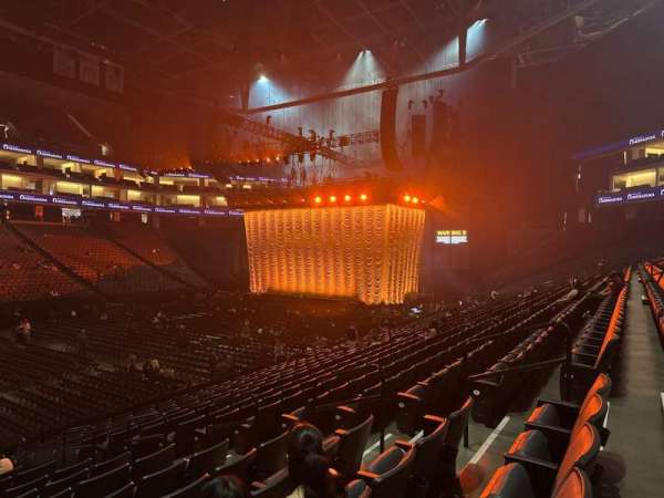 Golden 1 Center, section: 109, row: H, seat: 7