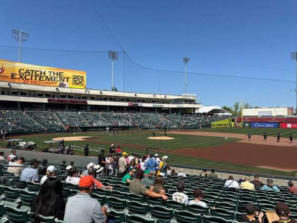 Sutter Health Park, section: 104, row: 15, seat: 9