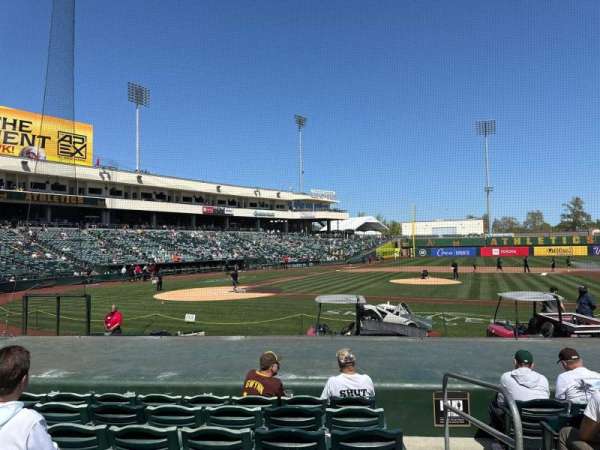 Sutter Health Park, section: 107, row: 9, seat: 1