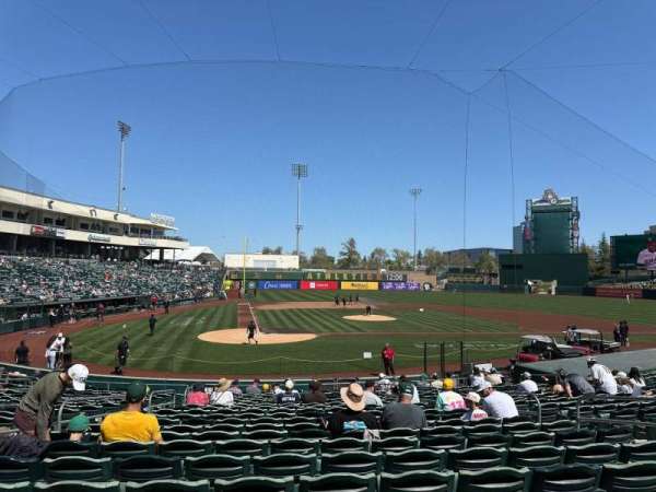 Sutter Health Park, section: 109, row: 19, seat: 9