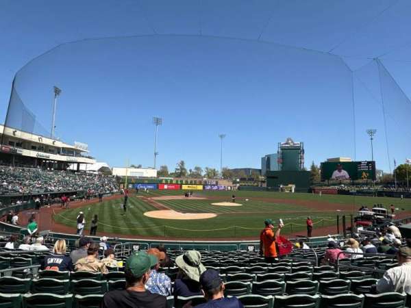 Sutter Health Park, section: 110, row: 15, seat: 8