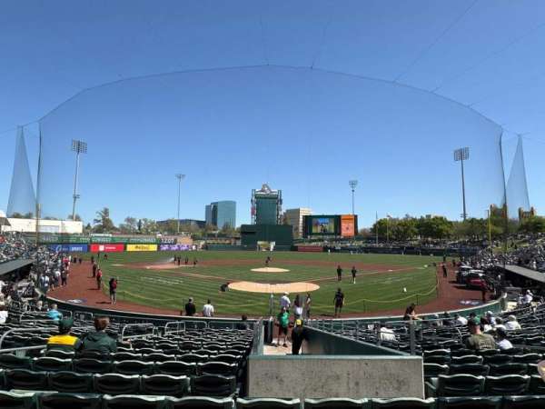 Sutter Health Park, section: 112, row: 17, seat: 12