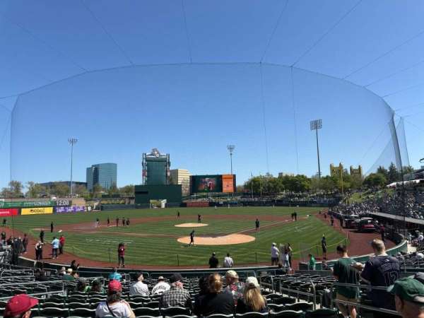 Sutter Health Park, section: 113, row: 19, seat: 5