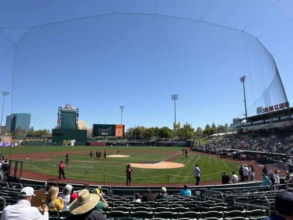 Sutter Health Park, section: 114, row: 13, seat: 7