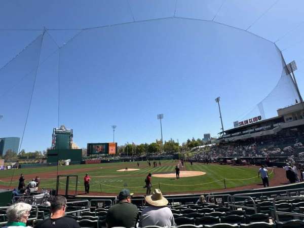 Sutter Health Park, section: 115, row: 10, seat: 5