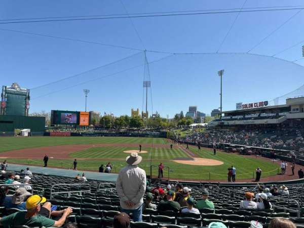 Sutter Health Park, section: 116, row: 23, seat: 7