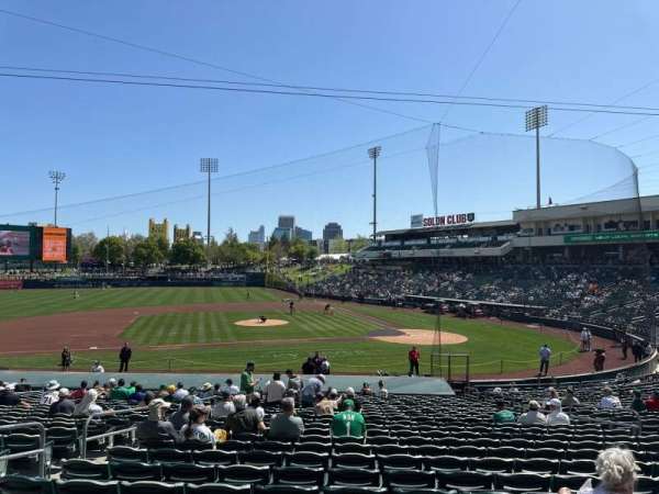 Sutter Health Park, section: 117, row: 26, seat: 10