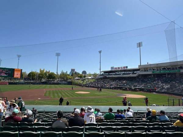 Sutter Health Park, section: 118, row: 17, seat: 8