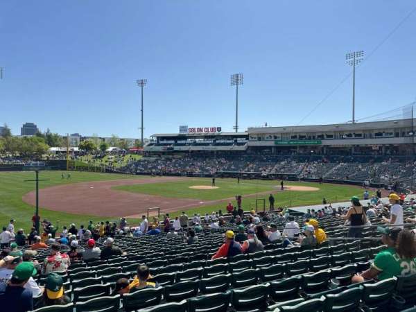 Sutter Health Park, section: 121, row: 23, seat: 13