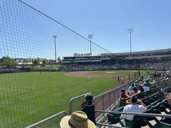 Sutter Health Park, section: 125, row: 20, seat: 3