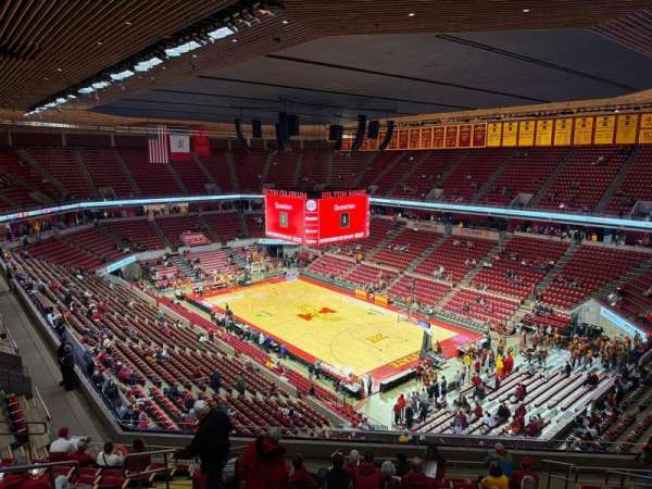 Hilton Coliseum, section: 206, row: 12, seat: 7