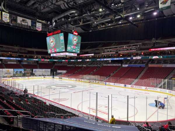 Casey's Center, section: 101, row: Q, seat: 12