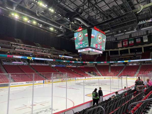 Casey's Center, section: 107, row: H, seat: 6