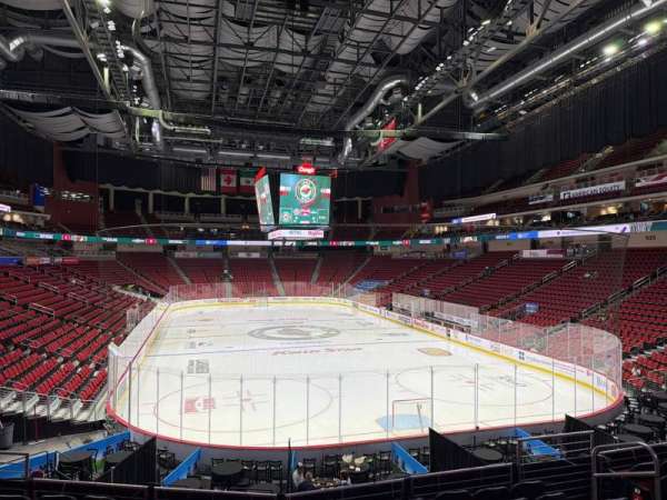 Casey's Center, section: 112, row: S, seat: 9