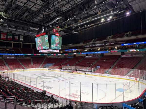 Casey's Center, section: 113, row: R, seat: 8