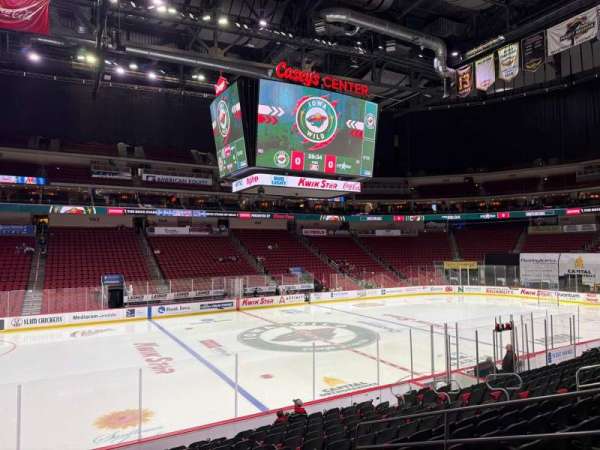 Casey's Center, section: 117, row: P, seat: 16