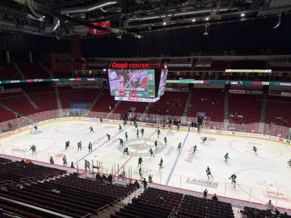 Casey's Center, section: 217, row: B, seat: 6