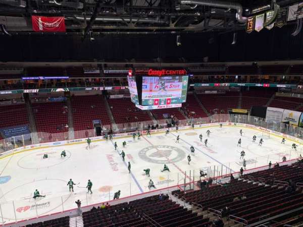 Casey's Center, section: 218, row: B, seat: 9