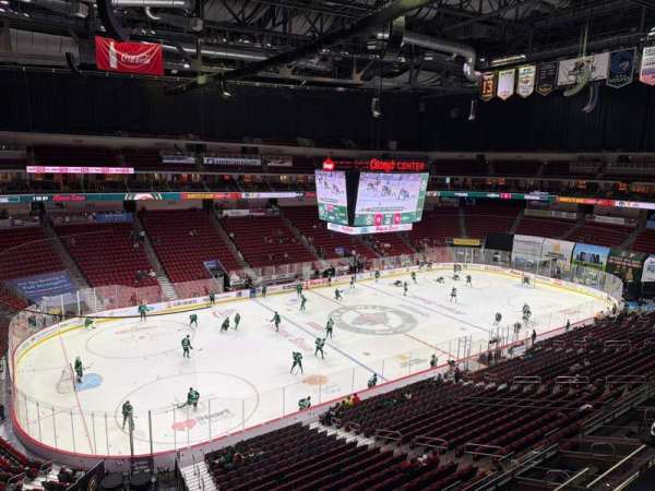 Casey's Center, section: 220, row: B, seat: 5