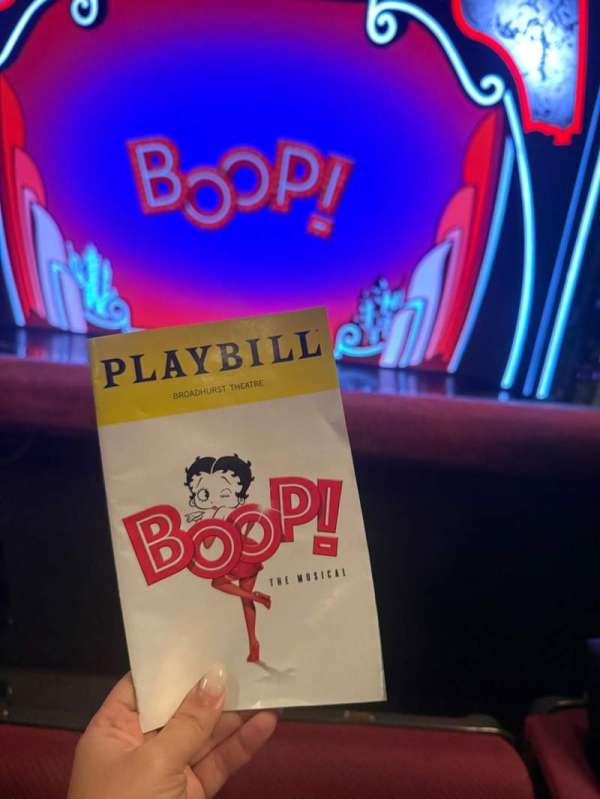 Broadhurst Theatre, section: Mezzanine C, row: B, seat: 111