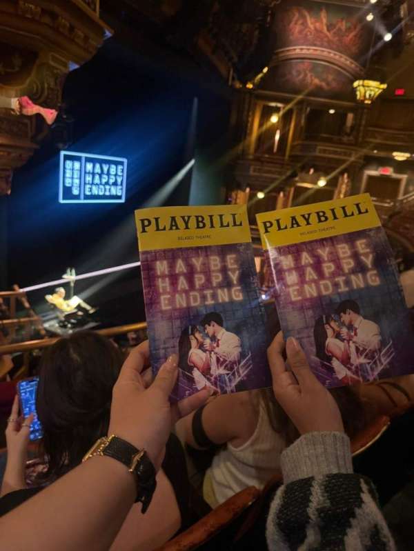 Belasco Theatre, section: Mezzanine L, row: C, seat: 27