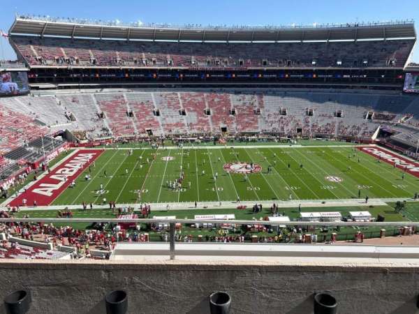 Bryant-Denny Stadium, section: U3-K, row: 2, seat: 19