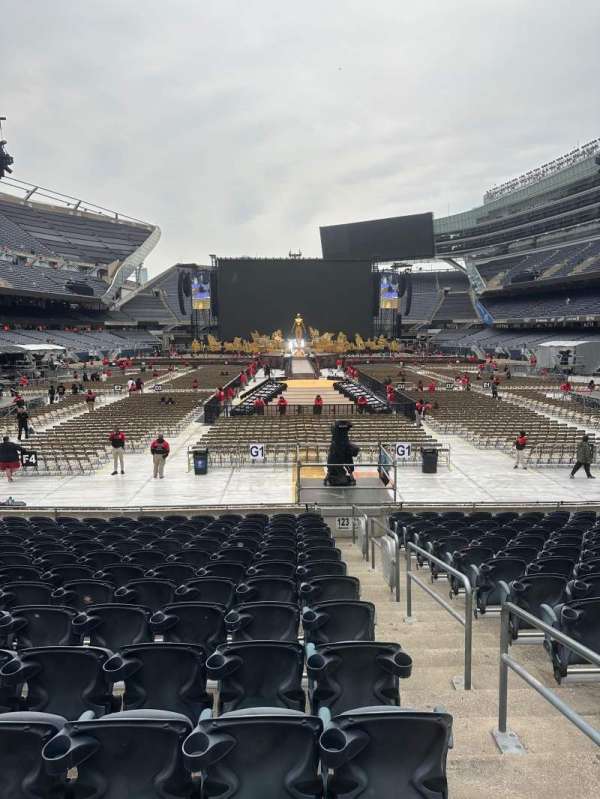Soldier Field, section: 123, row: 14, seat: 20