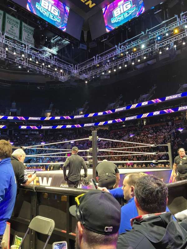 TD Garden, section: FLE, row: 2, seat: 11