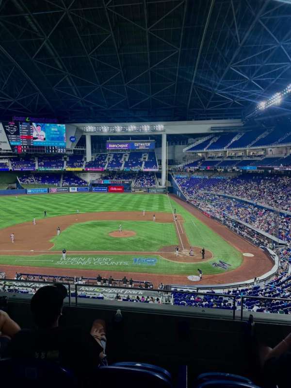 loanDepot Park, section: 219, row: 3