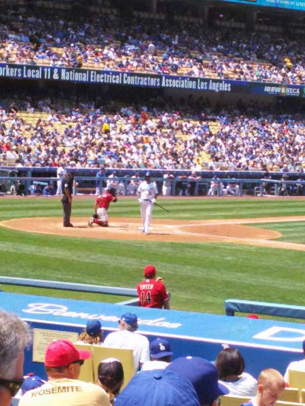 Dodger Stadium, section: 20FD, row: L, seat: 4