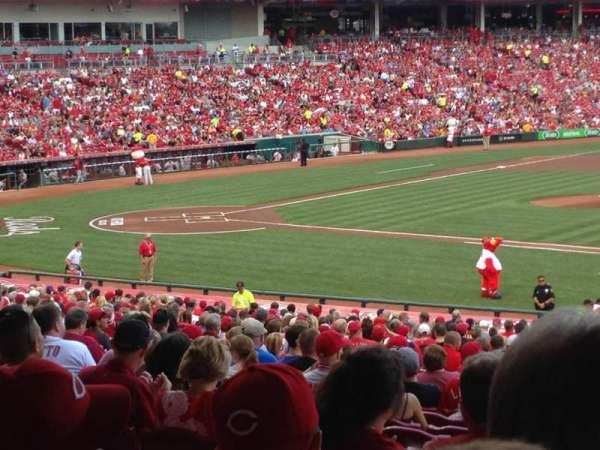 Great American Ball Park, section: 131, row: Mm, seat: 8