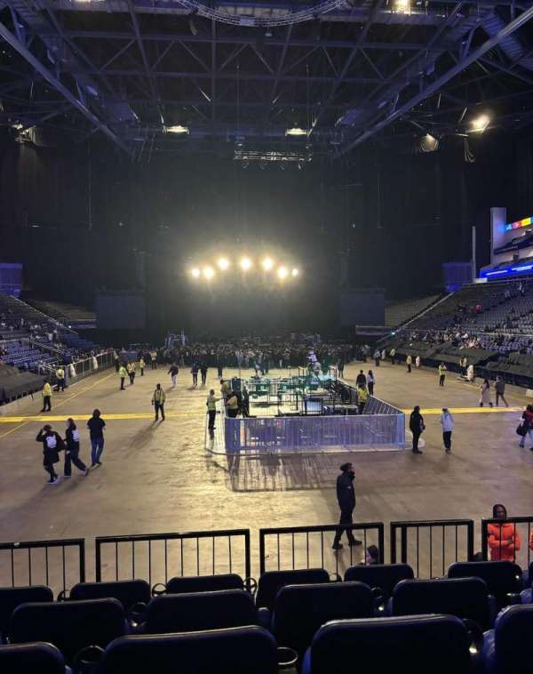 The O2, London, section: 106, row: M, seat: 196