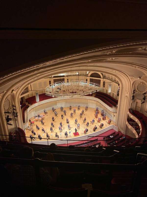 Orchestra Hall, Chicago, section: Gallery Left, row: H, seat: 3